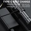 Portable Rechargeable High Power LED Flashlights With Display Screen Zoom Tactical Torch Lamp Outdoor Camping Emergency Lantern
