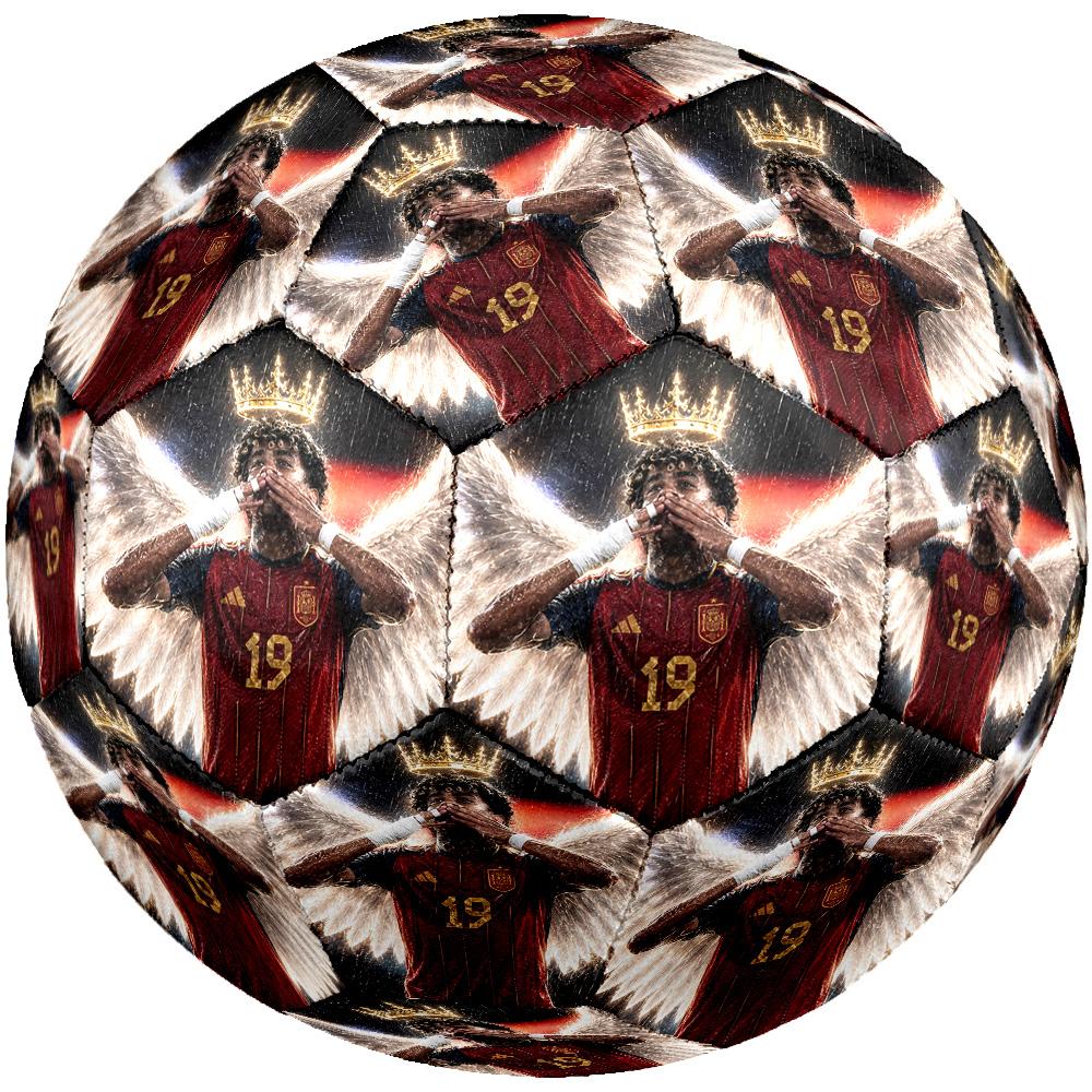 Yamal Size 5 Soccer Ball Machine-Stitched Indoor/Outdoor Training and Matches for Football Accessories Distinctive Home Decor And Party Gift