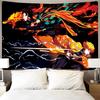 Demon Slayer Tapestry Anime Poster Wall Art Tapestry Kawaii Bedroom Room Decor