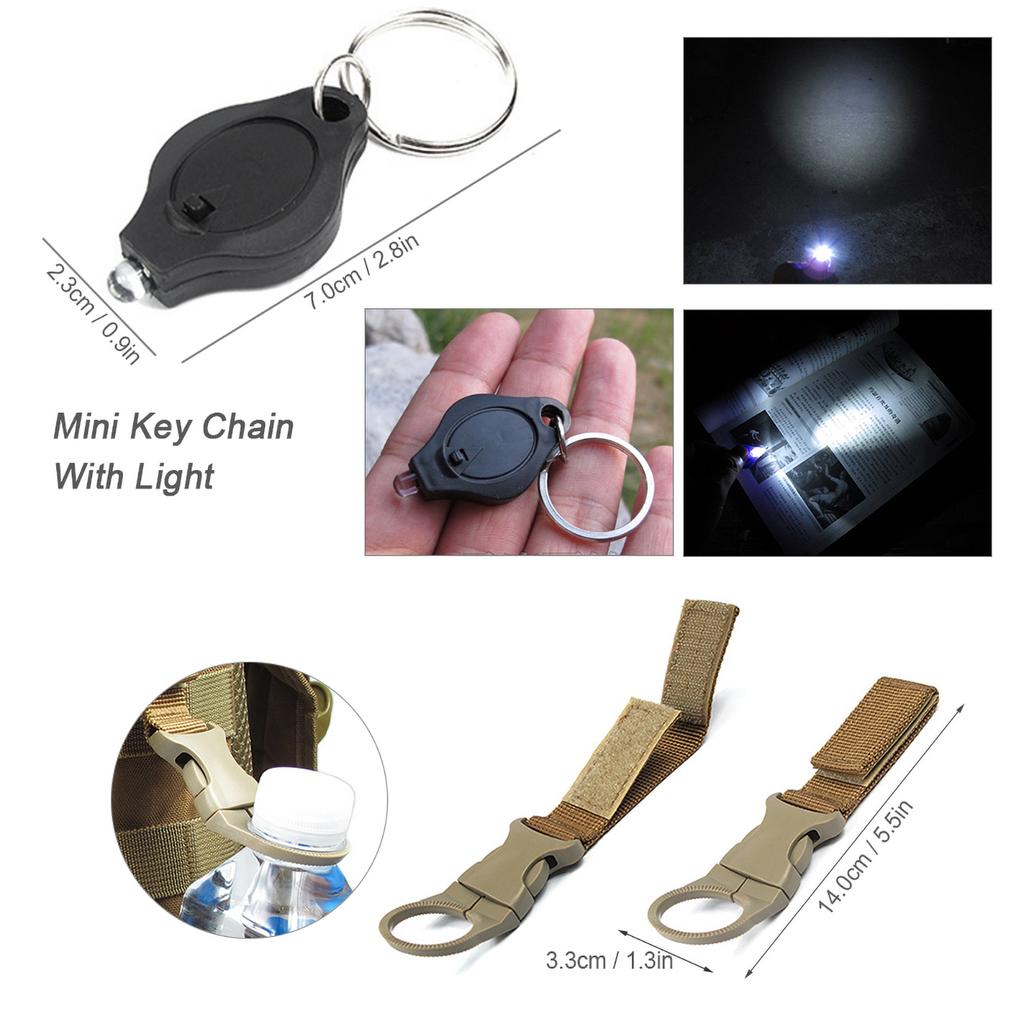 Многофункциональный набор для выживания, набор для выживания в экстремальных ситуациях на открытом воздухе для кемпинга, пешего туризма, альпинизма