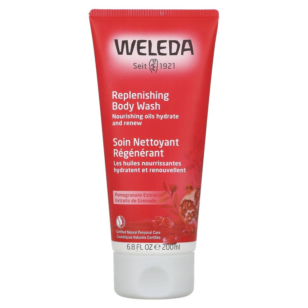 Weleda Pomegranate Cream Body Wash, 7.2 Oz (204 G)