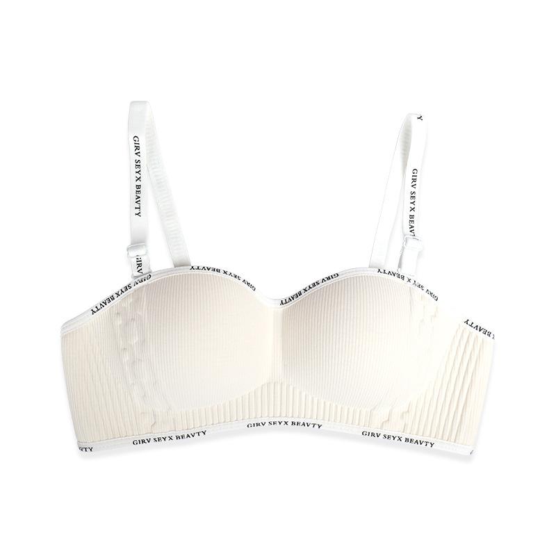 New comfortable gathering underwear women's small breasts show large breasts, anti-sagging summer thin bra without steel ring