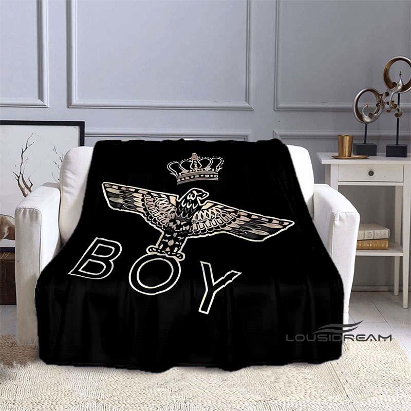 Персонализированный 3D-принт Британский бренд уличной одежды B-Boy London Логотип орла Фланелевое печатное одеяло Панк Декоративное одеяло для дивана Будь