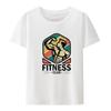 Cloth For Gym Fitness Exercise Tshirt For Unisex Light Weight Baby Basic Leisure Sweatshirts Novelty Design Funny