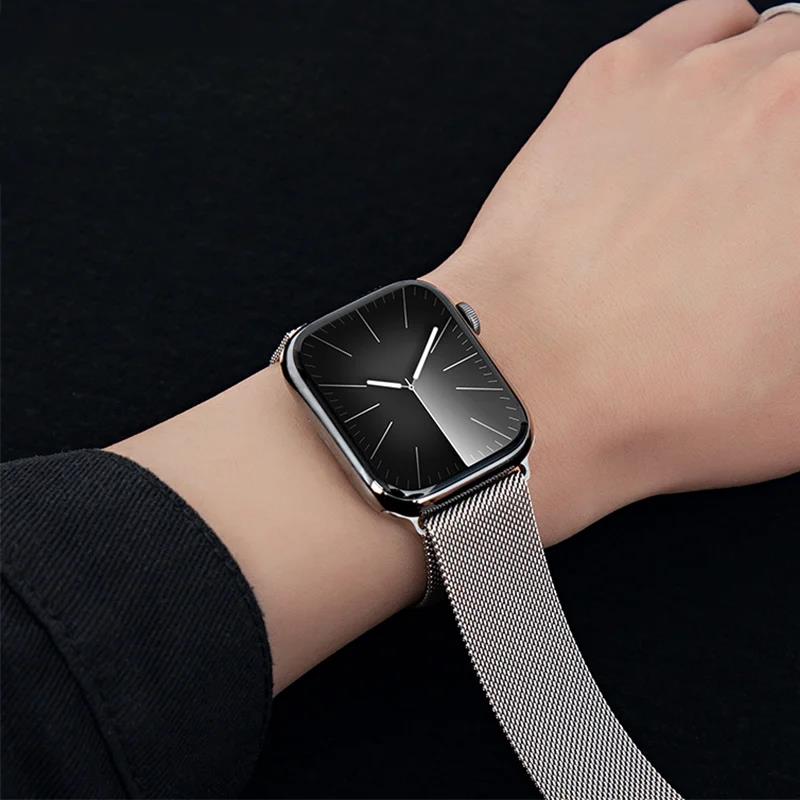 Milanese loop strap For Apple Watch band 11 46mm 44mm 40mm 41mm 42mm 45mm bracelet iwatch series 10 8 7 6 5 4 SE 9 Ultra 3 49mm 3