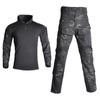 Hanye Camouflage Long Sleeve Cycling Jersey Set Tactical Training Uniform Suit