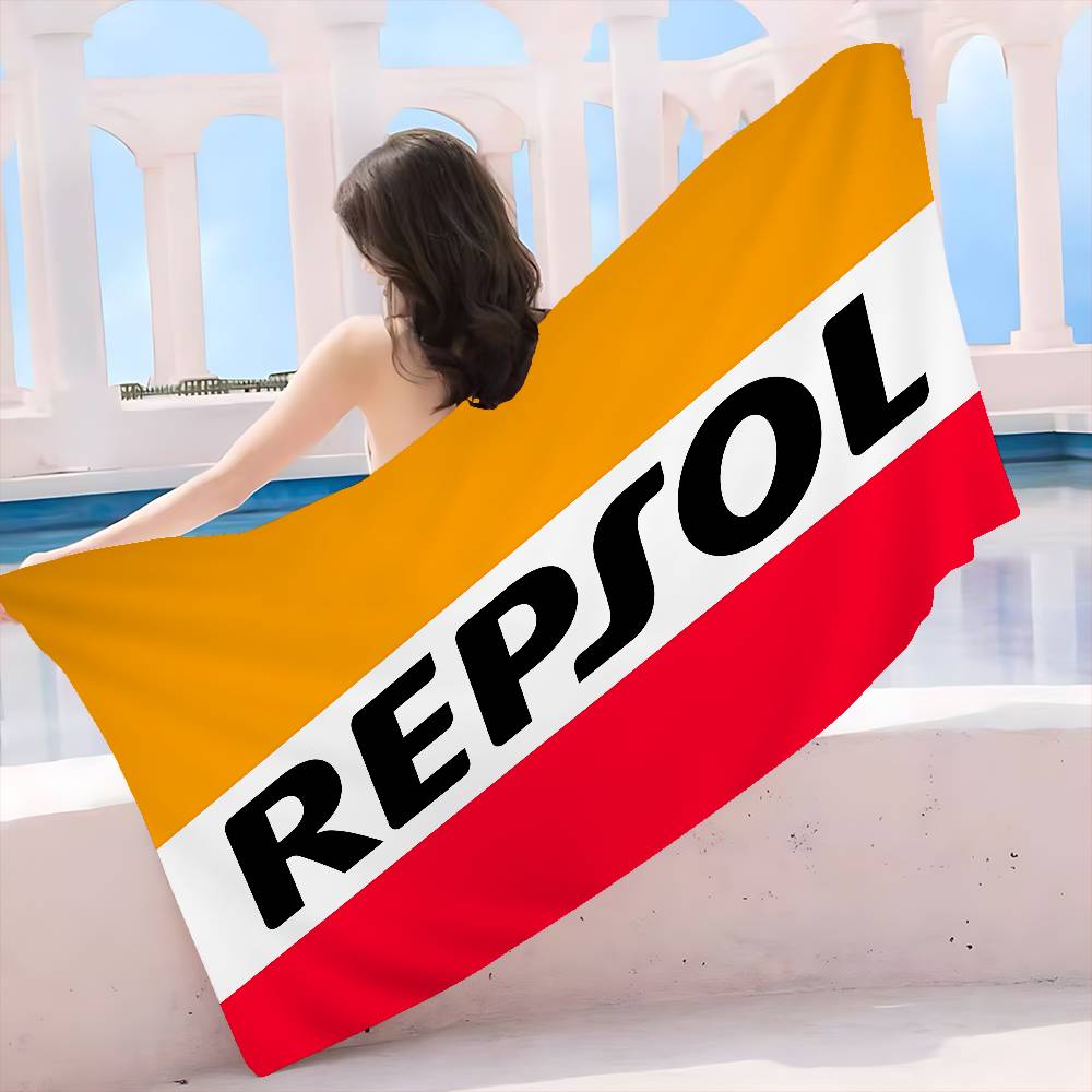 R-Repsols Microfiber Blanket Quick Drying Beach Towels Oversized Printing Super Absorbent Pool Towel Blanket