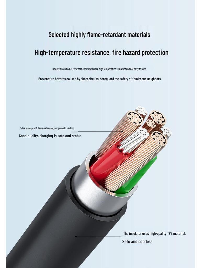 16A Type 2 Home Charger for New Energy Vehicles, 3.5kW Portable European Standard