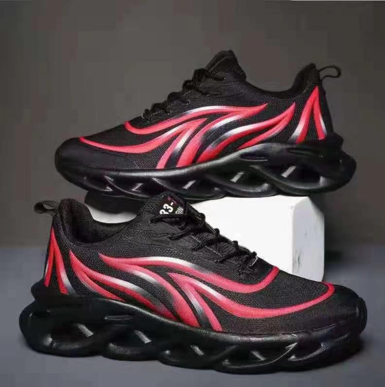 Весенние новые повседневные мужские туфли в сетку с низким верхом и шнуровкой спереди, модный тренд