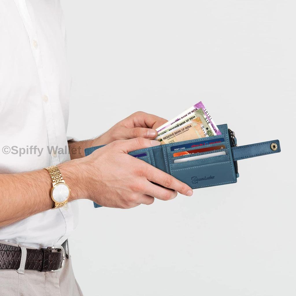 Кошелек из натуральной кожи для мужчин с держателем для карт | Мужской кошелек | Мужской кошелек с RFID | Кошелек