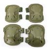 4Pcs/Set Elbow Knee Pads Outdoor Tactical Protective Gear Sports Cycling Hiking Safety Knee Brace Men CS Hunting Knee Support