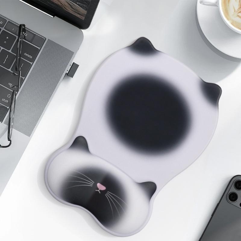 Ergonomic Wrist Support Mouse Pad to Improve Hand Postures and Alleviate Muscle Strain for Designers and Programmers Featuring NonSlip Stability