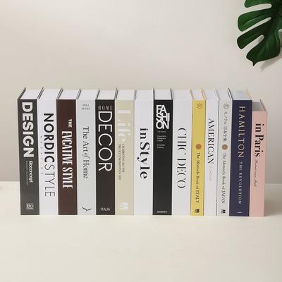 Простые Художественные Имитации Книг Мода Скандинавский Стиль Поддельные Книги Ручная Работа Модель Книги Декоративная Книга