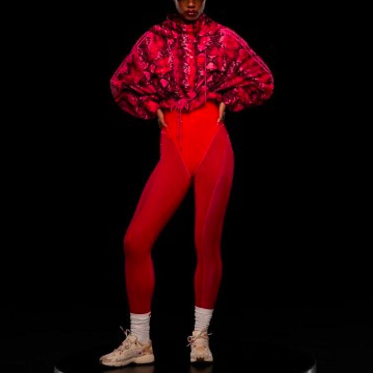 Adidas Спортивная куртка с капюшоном Ivy Park X Originals Clover, унисекс, верхняя одежда, ярко-розовая HM6176