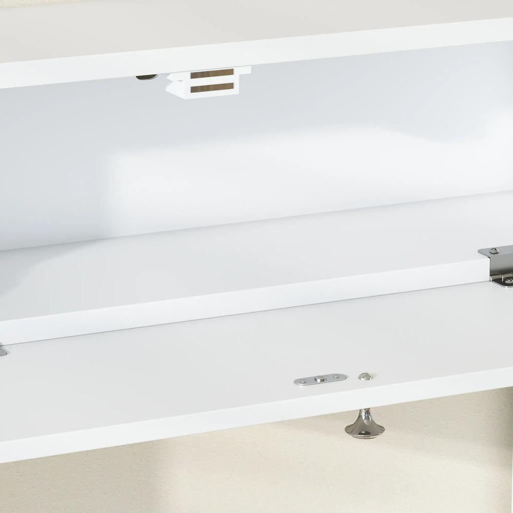 Furniture WC over Toilet with 2 Cabinets, Drawer, Paper Holder and Adjustable Shelves (only with bathroom cabinet)