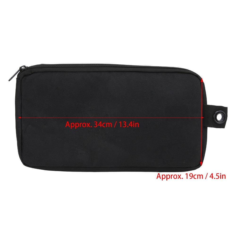 Double Mezzanine Surfboard Fin Storage Bag 13.4in Fin Bag Durable Surfing Fin Bag Surfers
