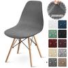 Водонепроницаемый Твил Чехол для Стула Eames Эластичная Оболочка Защитный Чехол для Стула-Барной Стойки Отель Гостиная Ресторан Офис Вязаная Ткань