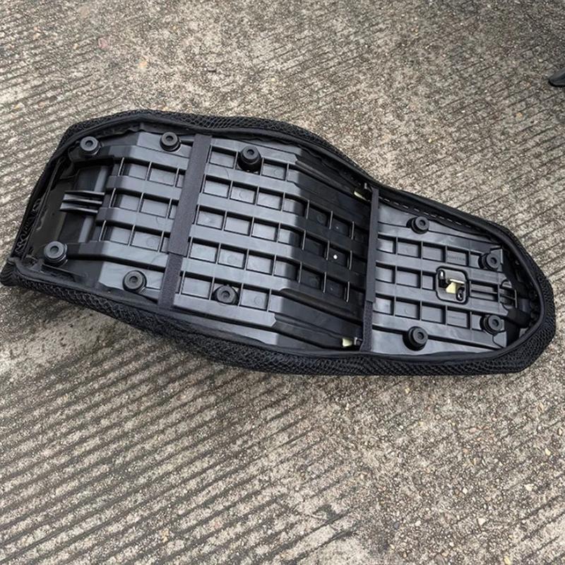 Motorcycle Protecting Cushion Seat Cover 3D Net Seat Cover Nylon Fabric Saddle Seat Cover For ZONTES 703F 703 F
