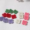 10 шт. DIY художественные пуговицы аксессуары для шитья одежды милые мини-клеверные пуговицы для девочек, детей, свитера, кардиганов, носков