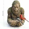 Easter Bigfoot Hanging Bird Feeder Weather Resistant Outdoor Food Holder Patio Lawn Wild Animal Garden Decoration Creative Art