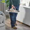 IKEA Поднос GRONFISK из бамбука и белого дерева с ручками