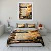 Christian Prayer Print Bedding Set Bedding set (1 duvet cover, 2 pillowcases, duvet not included)