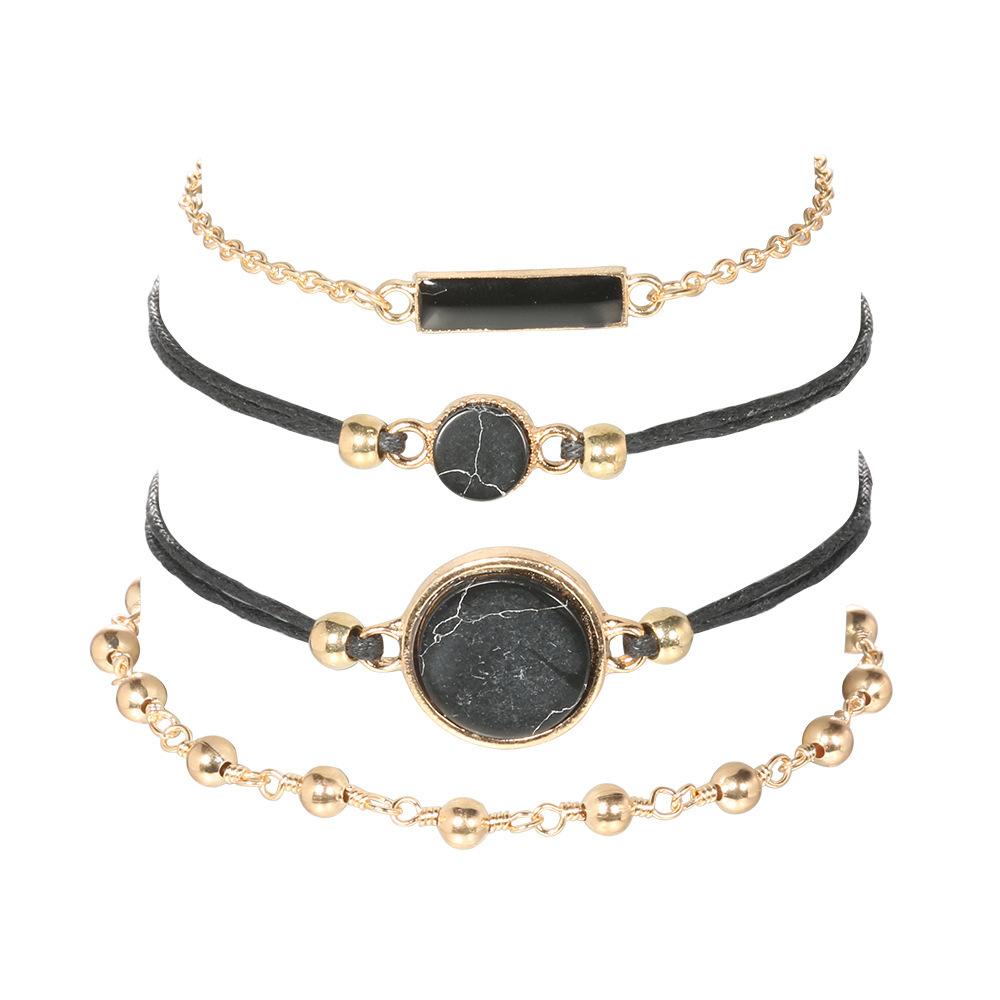 Классический браслет из бусин из натурального камня, мужские браслеты с бирюзой, женские бусы, креативный подарок для влюбленных, лучший друг Pulsera mujer