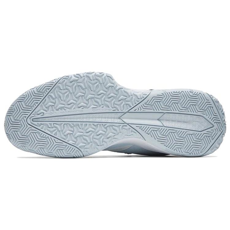 Anta Баскетбольные кроссовки Jianshan Shock Absorbing Non-Slip Wear Resistance Mid Top для мужчин, синие, белые, 112241610-2