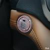 3D Car Ignition Start Button Diamond Rhinestone Metal Stickers Decor Auto Motorcycle Universal One-click Start Bling Decor Decal