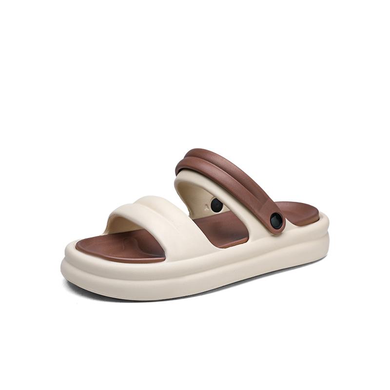 2024 Новые мужские и женские летние сандалии для отдыха на природе, пляжные сандалии, нескользящие, повседневные тапочки для пар, ванная комната