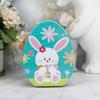 Dust-proof Easter Egg Candy Box Metal Rabbit Iron Case Tinplate Storage Case  Tea Leaf