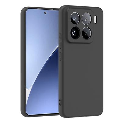 WANLONFENG Серия MS для Xiaomi 15 Pro Чехол из ТПУ Матовая задняя крышка с закаленным стеклом