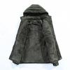 Зимние мужские куртки флисовые теплые куртки Winbreaker Cotton Padded Jackets Thicken Thermal Hooded Jackets Clothing