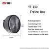 8-секционный светодиодный зум-светильник Fresnel 5x с художественным дизайном и креплением Bowens для креативной фотографии