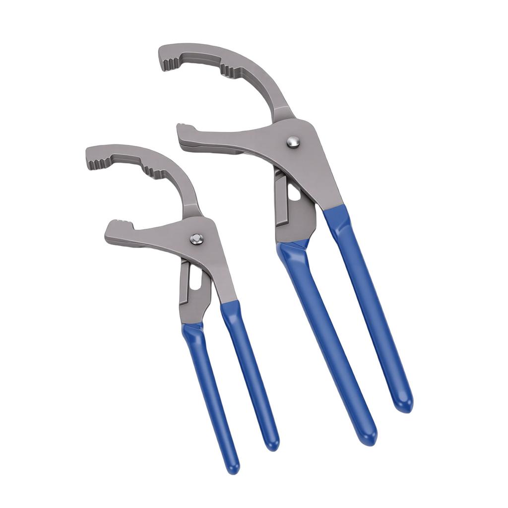 2PCS Oil Filter Wrench Set 9in 12in   Oil Filter Pliers Set for Cars Trucks Engine Filters