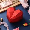 Пустые коробки ко Дню святого Валентина Матовая подарочная коробка ко Дню рождения Подарочная коробка в форме сердца ко Дню святого Валентина