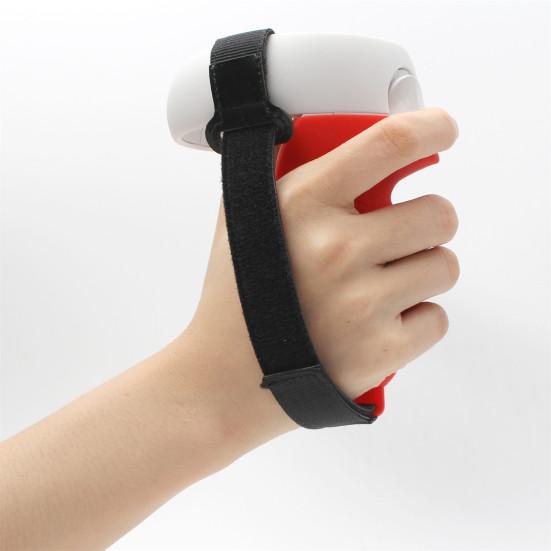 Полузакрытый силиконовый ремешок-крышка для Oculus, регулируемый на запястье, ручка Quest 2