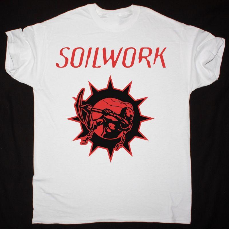 SOILWORK ЛОГОТИП Полный размер S-5XL Унисекс Футболка