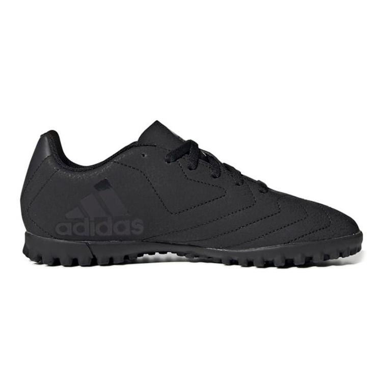 adidas VII TF Скользкие Устойчивые к истиранию Низкие Детские Футбольные Бутсы Черные Детские FV8708