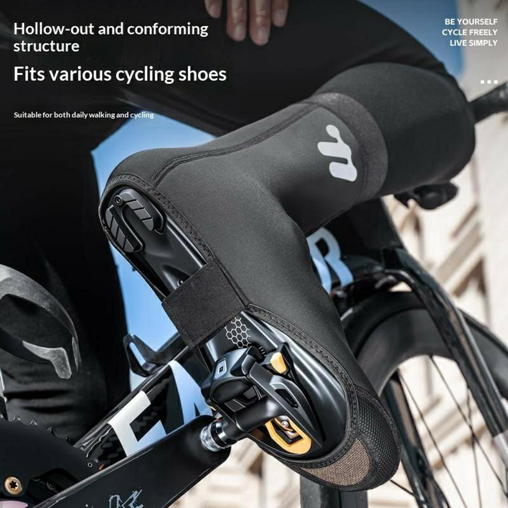 WEST BIKING YP0215050 1 пара ветрозащитных чехлов для велообуви, зимние термочехлы-защита для обуви, для размера обуви 40-43