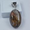 Lace Agate Oval Cut 78.80 Ct Pendant Healing Stone 925 Silver Gemstone SD-01-S