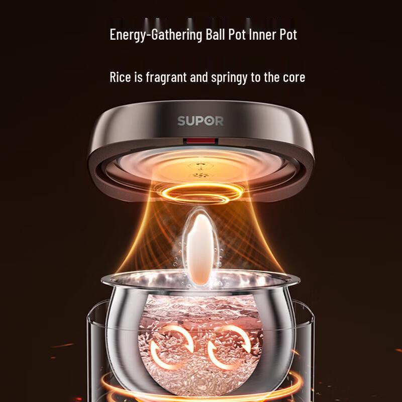 SUPOR 5L Stainless Steel Smart Rice Cooker