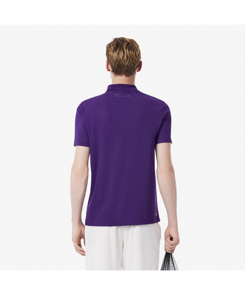 LACOSTE Men'S Tennis Half-Zip Short-Sleeve Polo Shirt Dh4756-55N Hxl