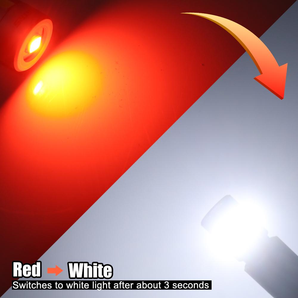 MAXGTRS 2x Двухцветный переключатель T10 LED W5W Автомобильные боковые и салонные огни 12В Лампа 2835 Чипов 194 168 Белый 6000K Парковочные и купольные лампы