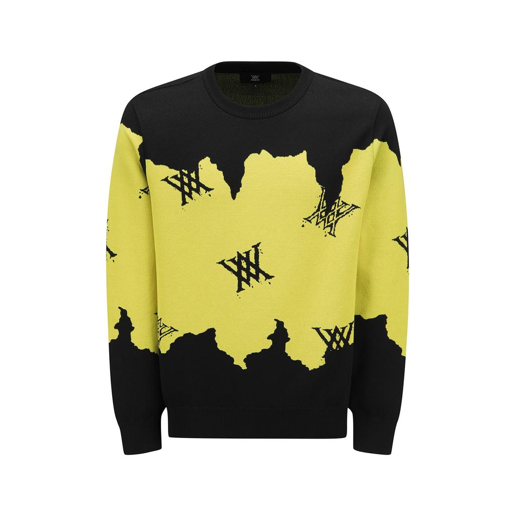 ANEW GOLF Men Pattern Sweater_Ye