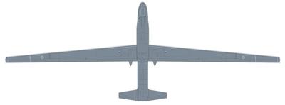 PLATZ 1/72 Масштаб Военно-воздушные силы самообороны RQ-4B Global Hawk Беспилотный разведывательный самолет, Авиабаза Мисава, Разведывательная авиационная эскадрилья, AC-76 Пласти