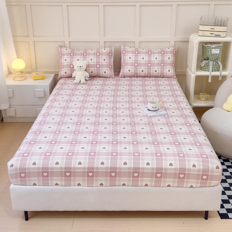 Приятная для кожи простыня на резинке из 100% хлопка, простыни в мультяшном стиле, чехол для домашнего матраса lençol (Наволочка Нужен заказ)