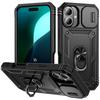 Protective Case - BOOLING - for iPhone 16 - Ultra Resistant - Rotating Stand - Sliding Camera Cover