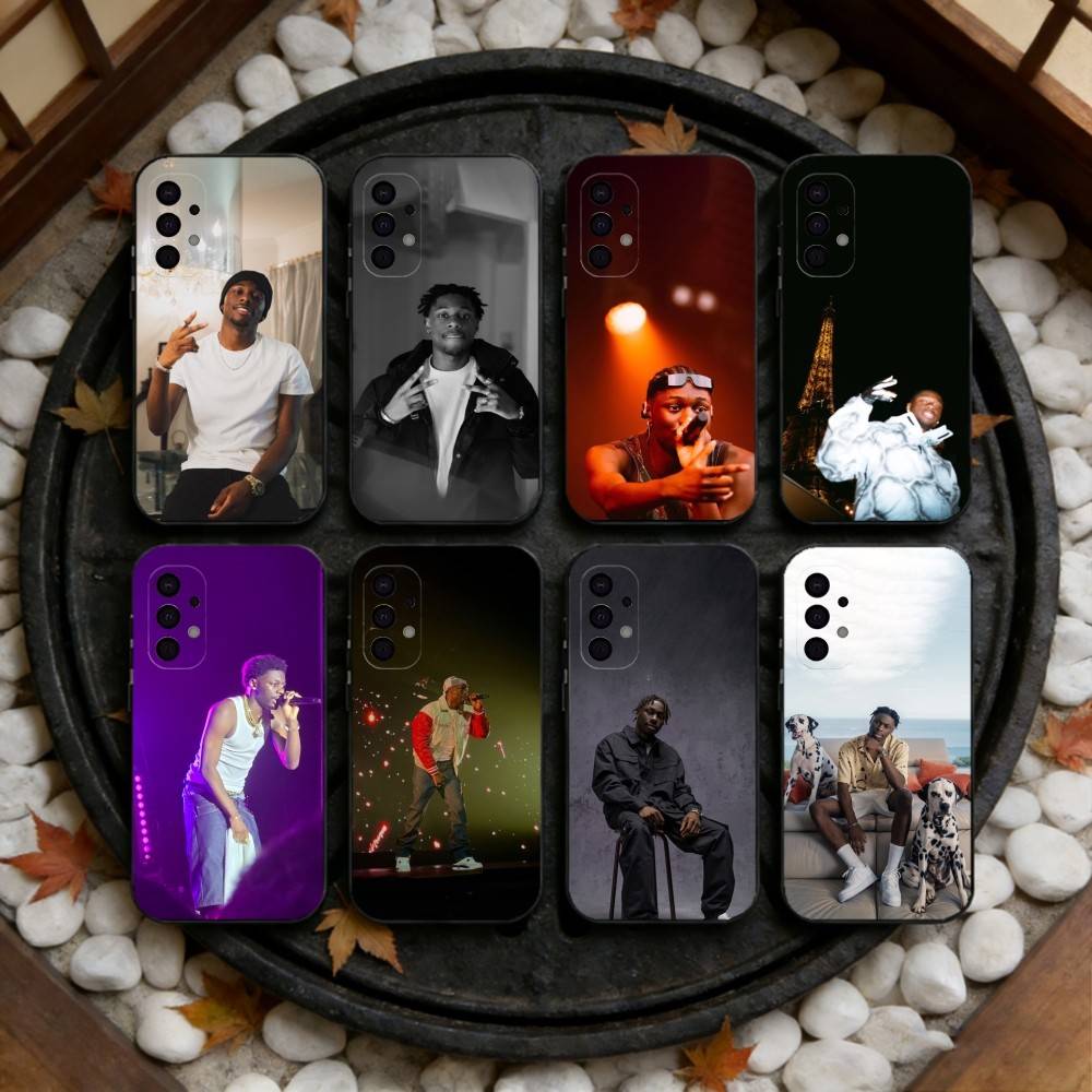 Rapper T-Tiakola BDLM Phone Case For Samsung S25,24,23,22,30,21,10,9,Ultra,Plus,FE 5G Black Soft Case