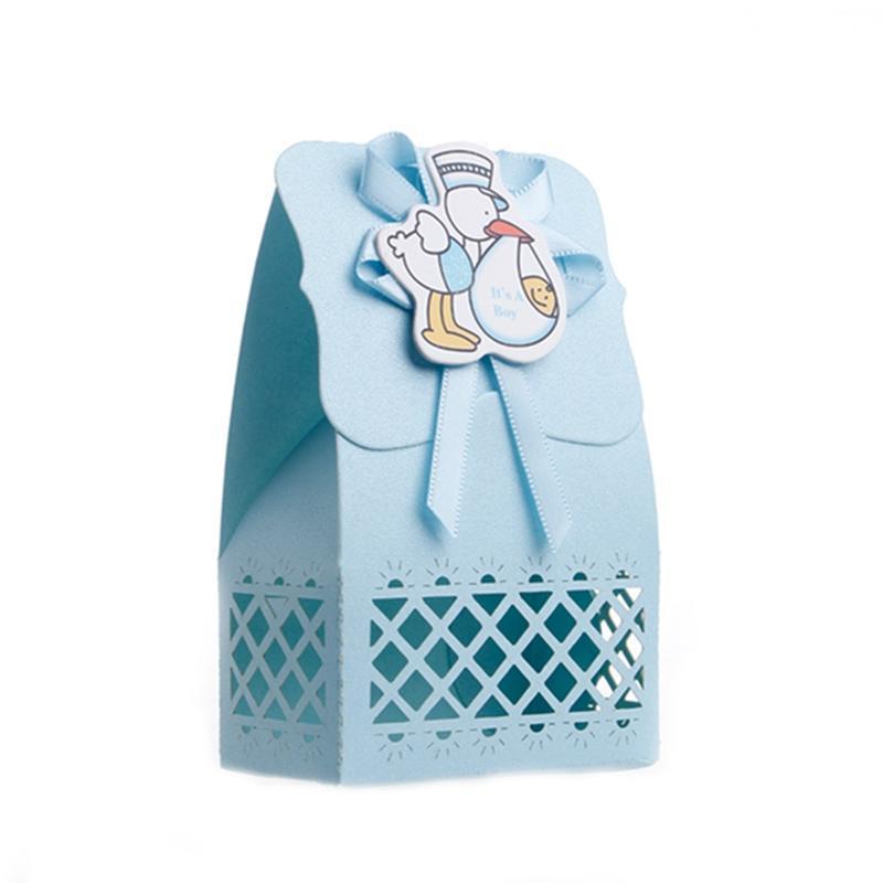 Бумажная упаковка, детский подарок на вечеринку, лента, коробка конфет на день рождения, 12 шт., принадлежности для свадебной вечеринки, сумки для новорожденных, аксессуары для детского душа цвета конфет